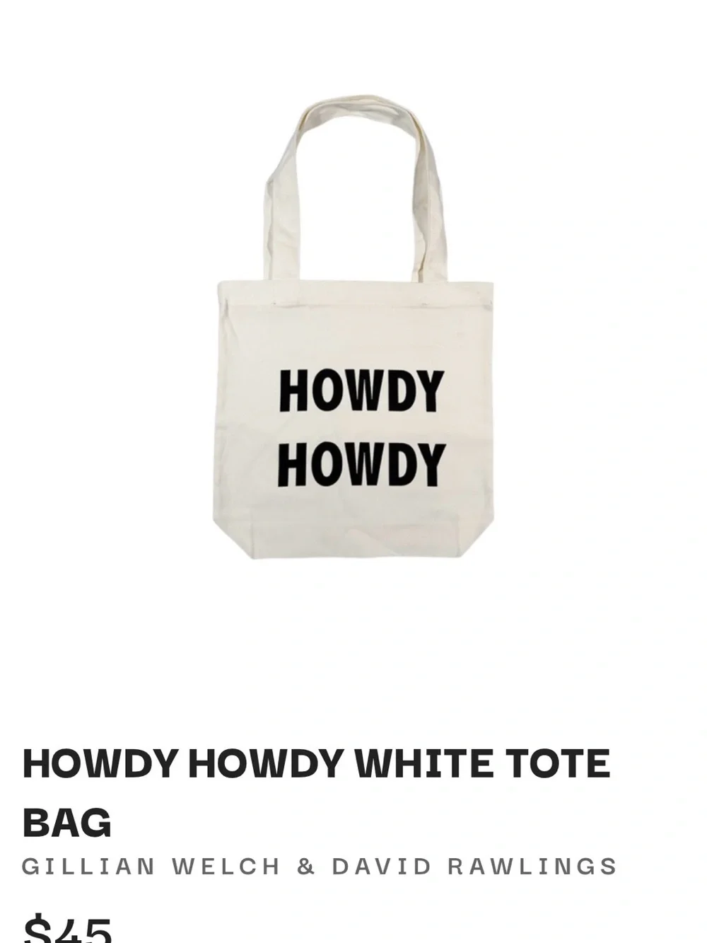 Band merch canvas messenger